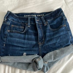 american eagle size 4 jean shorts